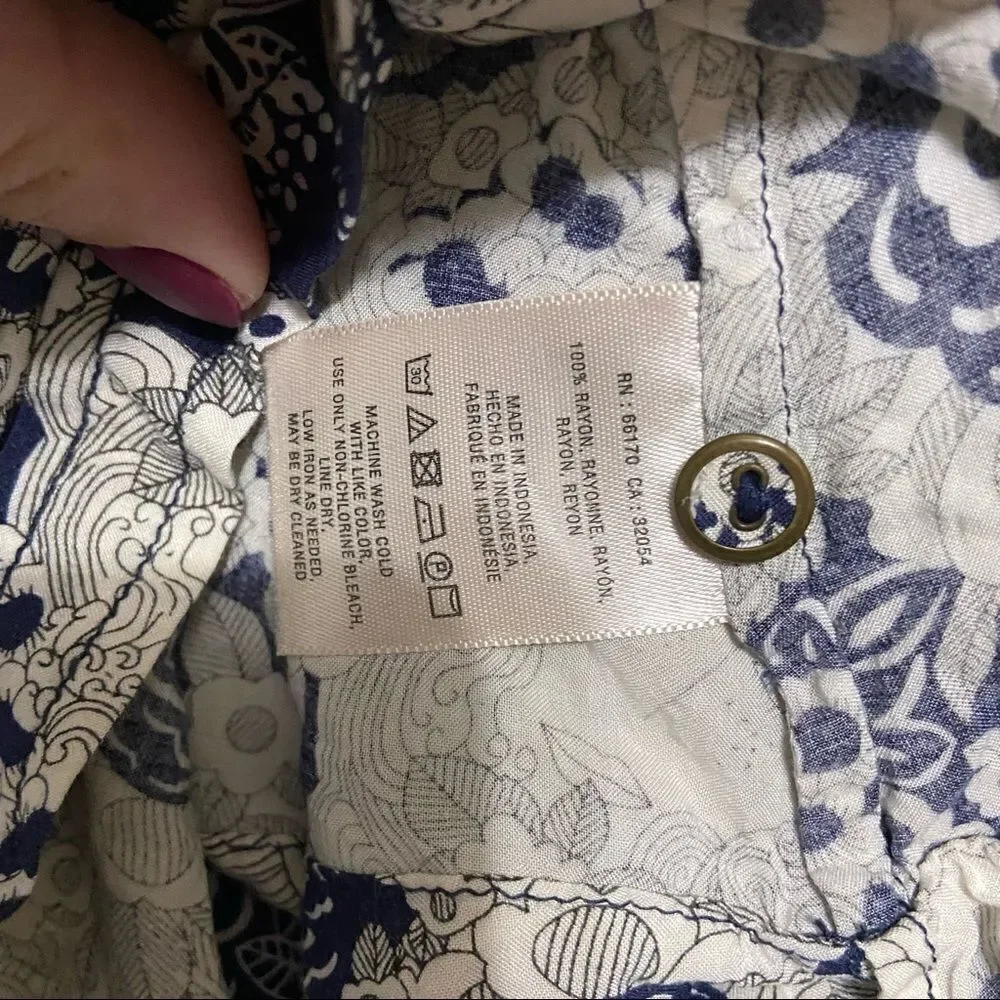 𝅺anthropologie Sz 2  Maeve Face Print Tesni Tank - Picture 5 of 8
